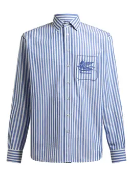 ETRO: Рубашка  Pegaso в полоску