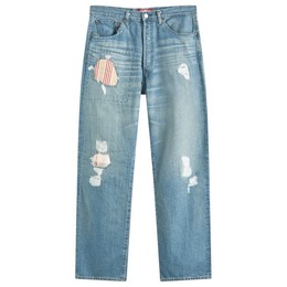 Junya Watanabe Man: Джинсы с принтом 