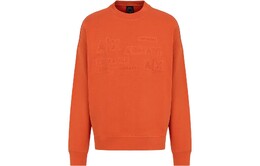 Armani Exchange: Оранжевая толстовка 