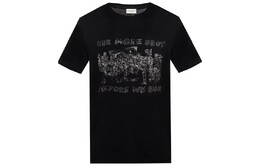 Saint Laurent: Чёрная футболка 