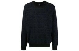 Armani Exchange: Тёмный свитер 
