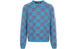 Gucci: Синий свитер 
