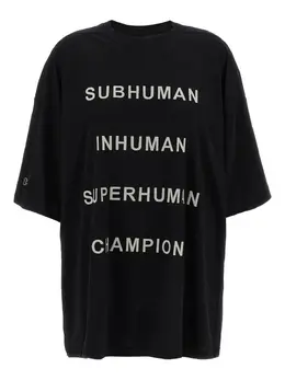Rick Owens: Футболка  Champion с принтом