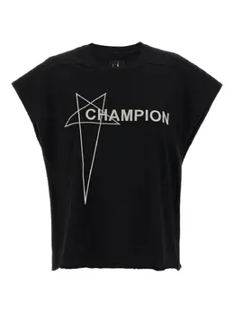 Rick Owens: Футболка  Champion с принтом