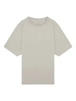Rick Owens: Светлая футболка  Jumbo
