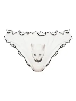 Blumarine: Белые трусы 