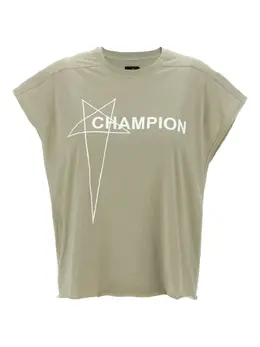 Rick Owens: Футболка  Champion с принтом