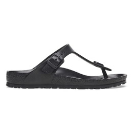 Birkenstock: Чёрные сандалии  Gizeh Eva