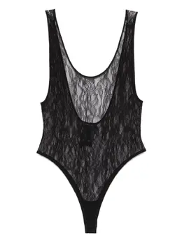 WARDROBE.NYC: Чёрный боди 
