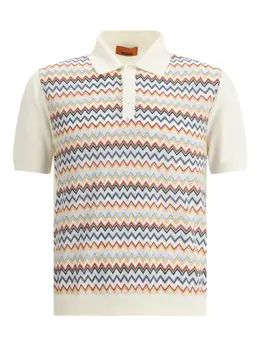 Missoni: Белое поло 
