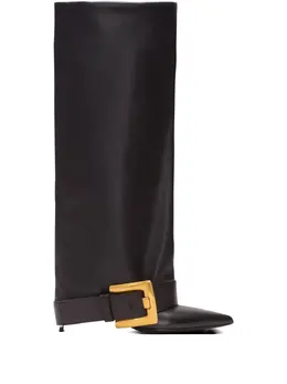 Balmain: Чёрные ботинки 