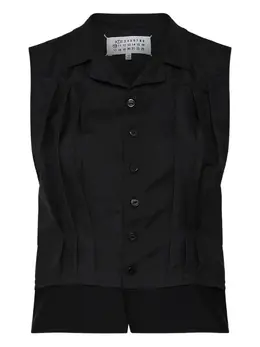 Maison Margiela: Чёрный жилет 