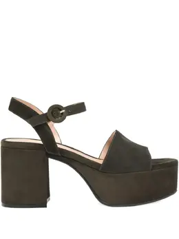 Gianvito Rossi: Зелёные сандалии 