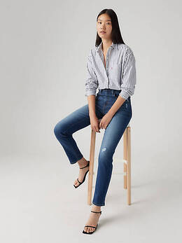 Levi's: Прямые джинсы  724