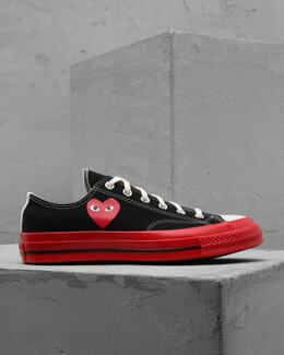 COMME DES GARCONS PLAY: Чёрные кроссовки 