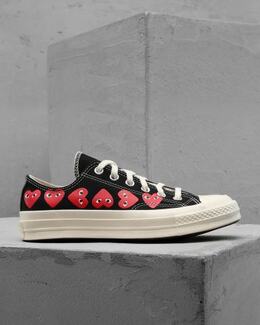 COMME DES GARCONS PLAY: Чёрные кроссовки 