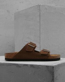 BIRKENSTOCK: Тёмные сандалии 