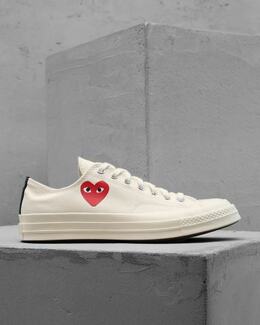 COMME DES GARCONS PLAY: Бежевые кроссовки 
