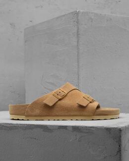 BIRKENSTOCK: Тёмные сандалии 