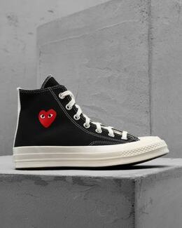 COMME DES GARCONS PLAY: Чёрные кроссовки 