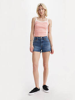 Levi's: Тёмные шорты  501 Original