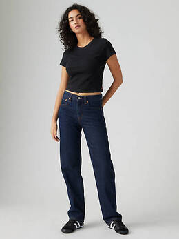 Levi's: Тёмные джинсы 