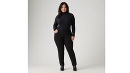 Levi's: Чёрные джинсы 