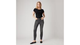 Levi's: Чёрные джинсы  711