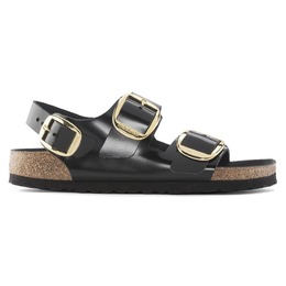 Birkenstock: Чёрные сандалии  Milano