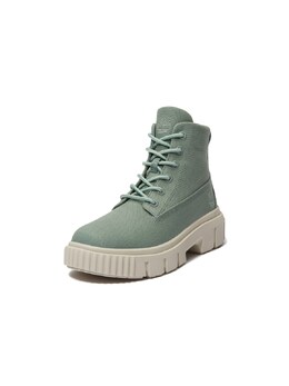Timberland: Зелёные ботинки 
