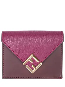 FENDI: Бордовый кошелёк 