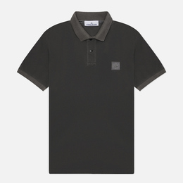 Stone Island: Серое поло  Compass