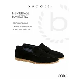 Bugatti: Чёрные мокасины 