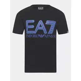 EA7 EMPORIO ARMANI: Чёрная футболка 