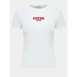 GUESS: Белая футболка 