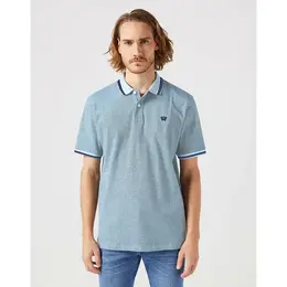 Wrangler: Голубое поло 