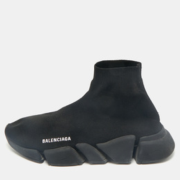 Balenciaga: Чёрные кроссовки  Speed Trainer