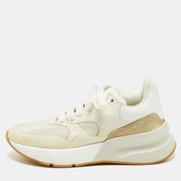Alexander McQueen: Белые кроссовки  Oversized Runner