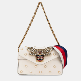 Gucci: Белая сумка 
