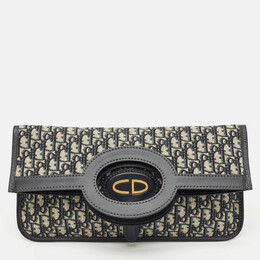 Dior: Синий клатч 