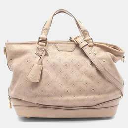 Louis Vuitton: Бежевая сумка 