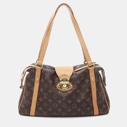 Louis Vuitton: Коричневая сумка 