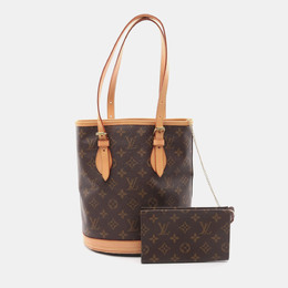 Louis Vuitton: Коричневая сумка-шоппер 