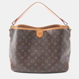 Louis Vuitton: Коричневая сумка 
