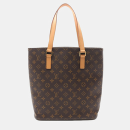 Louis Vuitton: Коричневая сумка-шоппер 