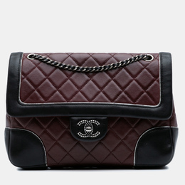 Chanel: Бордовая сумка 