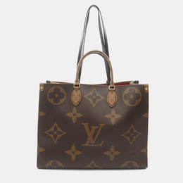 Louis Vuitton: Коричневая сумка 