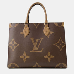 Louis Vuitton: Коричневая сумка-шоппер 