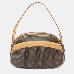 Louis Vuitton: Коричневая сумка 
