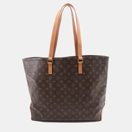 Louis Vuitton: Коричневая сумка-шоппер 